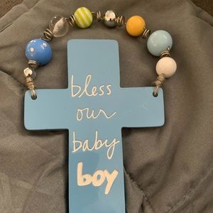 Bless our baby boy hanger